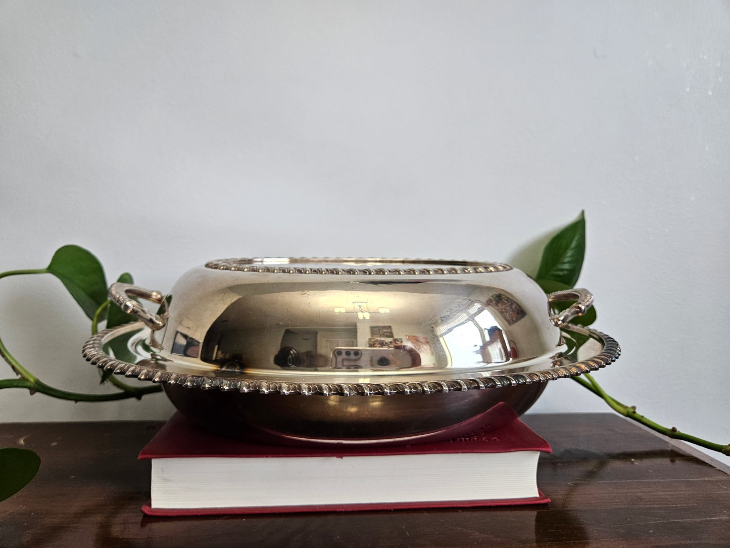 1960s Silver-Plated Covered Serving Dish
