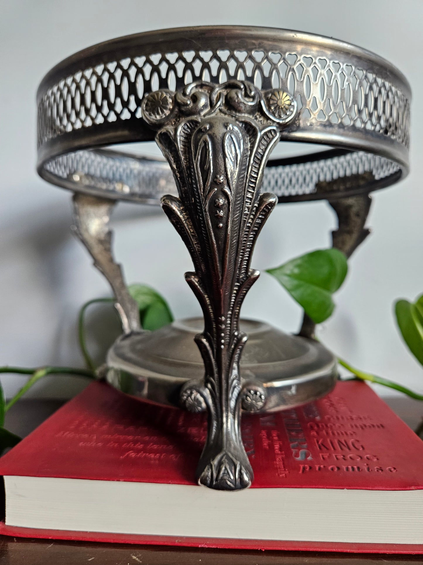 Vintage Leonard Silver-Plated Chafing Dish Base