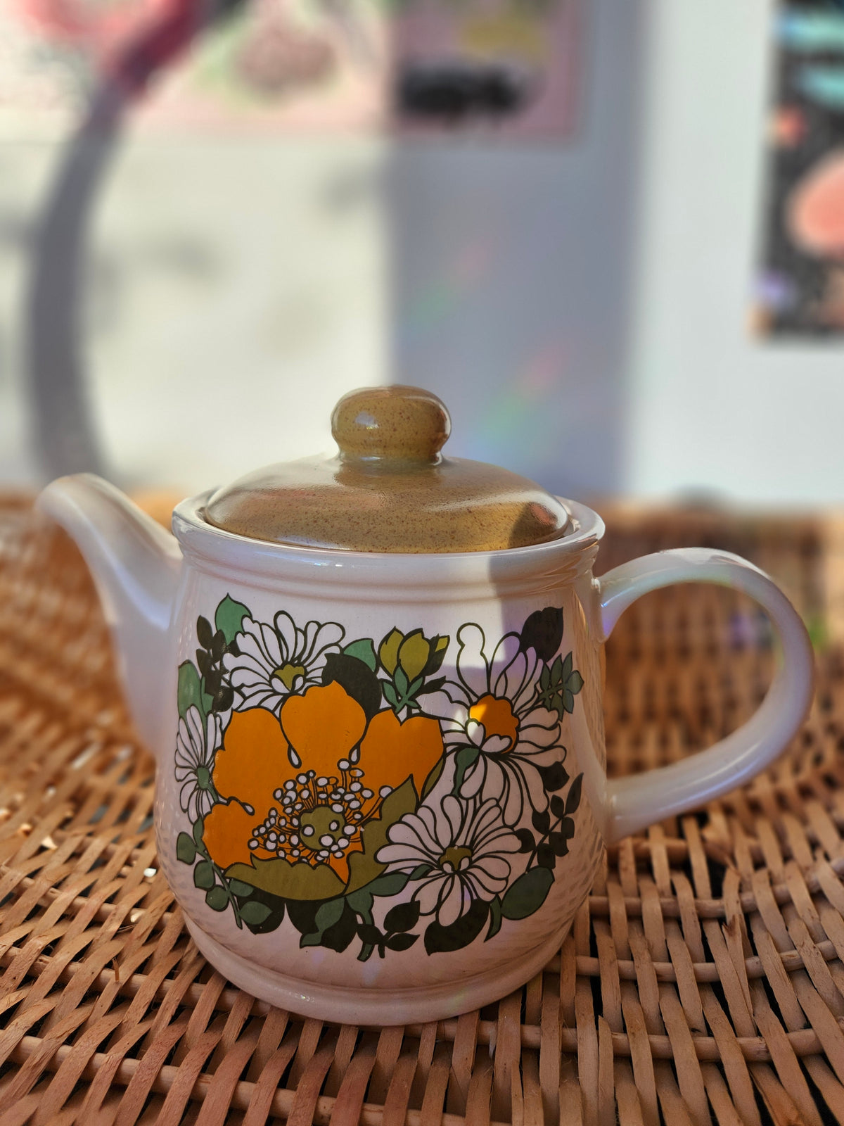 Vintage Sadler “Buttercups & Daisies” Teapot