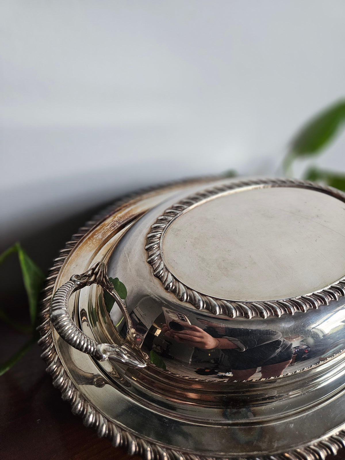 1960s Silver-Plated Covered Serving Dish
