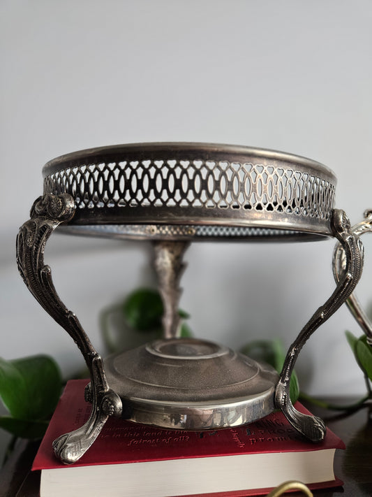 Vintage Leonard Silver-Plated Chafing Dish Base