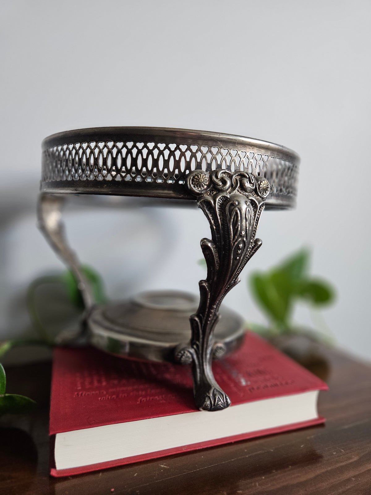 Vintage Leonard Silver-Plated Chafing Dish Base