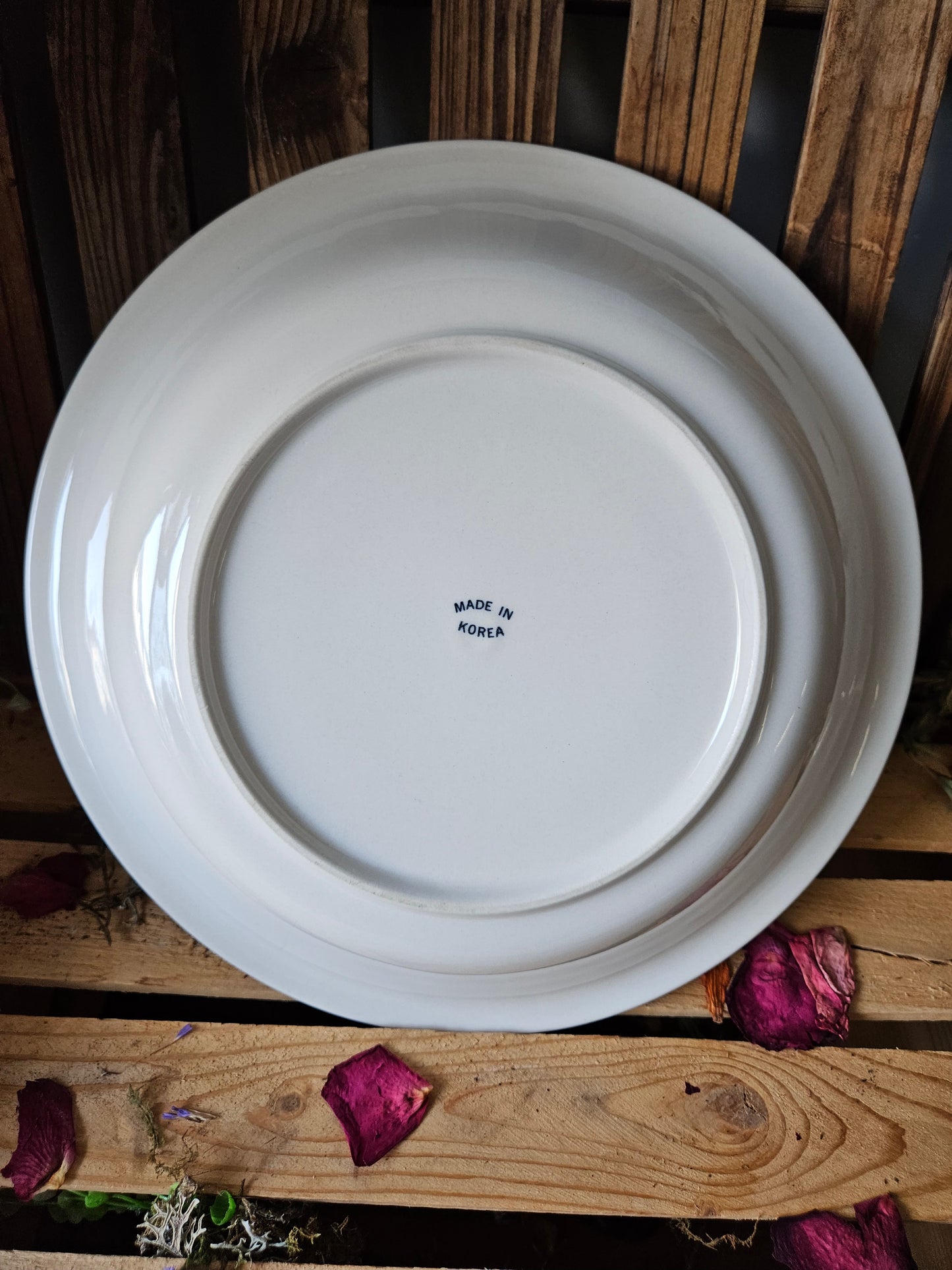 1980's Apple Pie Recipe Plate